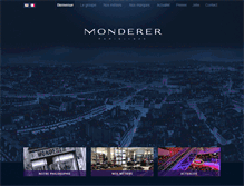Tablet Screenshot of monderergroup.com